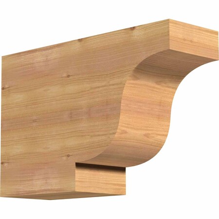 Ekena Millwork Newport Smooth Rafter Tail, Western Red Cedar, 5 1/2"W x 12"H x 18"L RFT06X12X18NEW00SWR